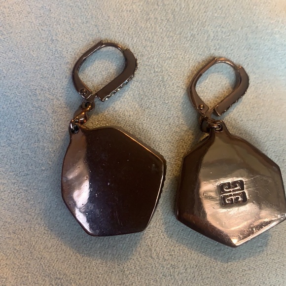 Vintage Givenchy Crystal drop Earrings - Picture 4 of 7